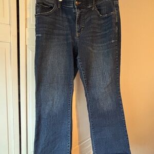 Women's Dark Blue Boot Cut Jeans
